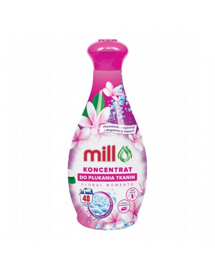 MILL Fabric softener concentrate FLORAL MOMENTS 1.3 l, 48 rinses
