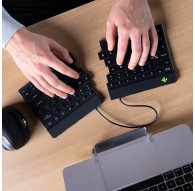 R-Go Tools Ergonomic keyboard R-Go Split Break with break software, ergonomic split keyboard, QWERTY (US), Bluetooth, black
