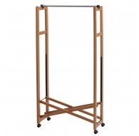 ARREDAMENTI GIULIUS Giulius Clothes Rack - 78 x 31 cm, Brown