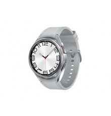 Samsung Galaxy Watch6 Classic SM-R965F 3.81 cm (1.5") OLED 47 mm Digital 480 x 480 pixels Touchscreen 4G Silver Wi-Fi GPS (satel