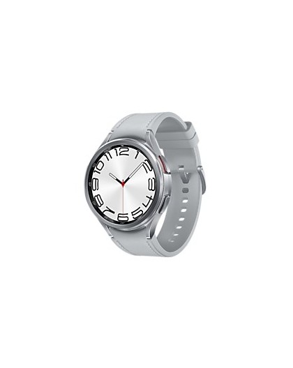 Samsung Galaxy Watch6 Classic SM-R965F 3.81 cm (1.5") OLED 47 mm Digital 480 x 480 pixels Touchscreen 4G Silver Wi-Fi GPS (satel