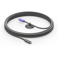 Logitech 952-000195 USB cable USB 3.2 Gen 2 (3.1 Gen 2) 5 m USB C Graphite, Violet
