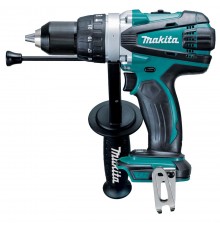 Дрель Makita DHP458Z бесключевая, 2000 об/мин, черный, синий, 2.3 кг