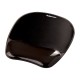 Fellowes CRYSTAL mouse and wrist pad gel, black