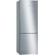 Bosch Serie 6 KGE49AICA fridge-freezer Freestanding 419 L C Stainless steel