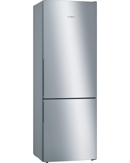Bosch Serie 6 KGE49AICA fridge-freezer Freestanding 419 L C Stainless steel