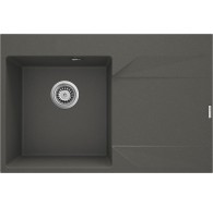 Granite single-bowl sink with drainer - right