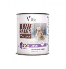 RAW PALEO Adult Monoprotein Duck - wet dog food - 800 g