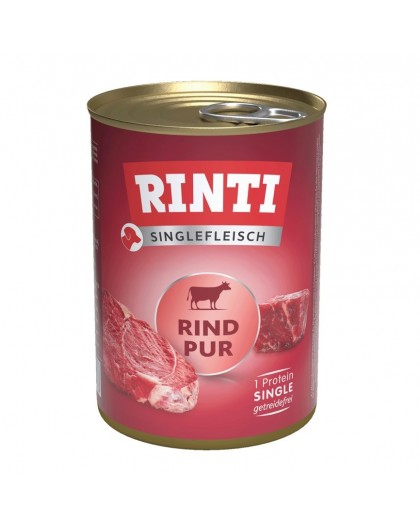RINTI Singlefleisch Pur Beef - wet dog food - 400g