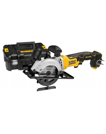 DEWALT DCS571NT-XJ portable circular saw 115 mm 18V T-STAK Black, Yellow