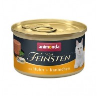 ANIMONDA Vom Feinsten Mousse Chicken and rabbit - wet cat food - 85g