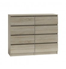Topeshop M8 120 SONOMA chest of drawers