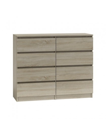 Topeshop M8 120 SONOMA chest of drawers