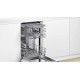 Built-in dishwasher BOSCH SPV4EMX61E