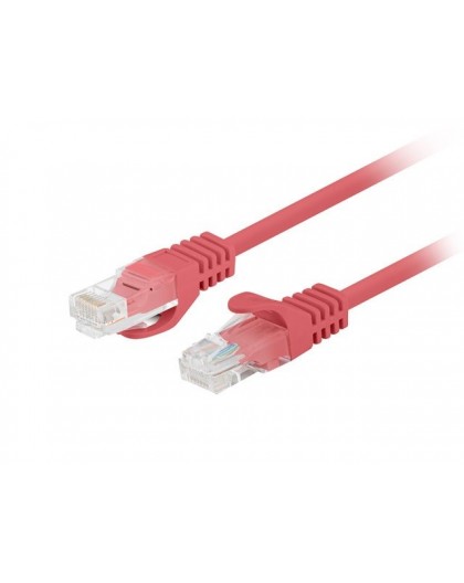 Fluke Passed Lanberg patchcord cat.6 UTP 1.5m red 10-pack