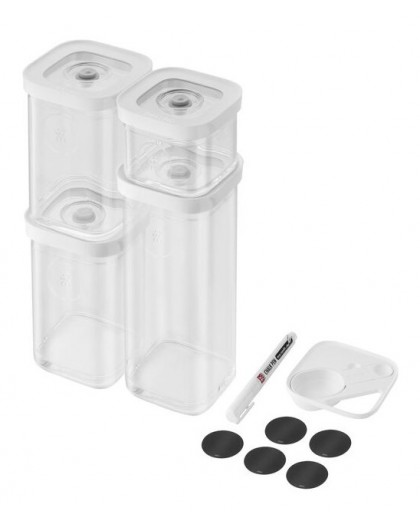 ZWILLING 1025971 Rectangular Container 2.445 L Transparent, White 6 pc(s)
