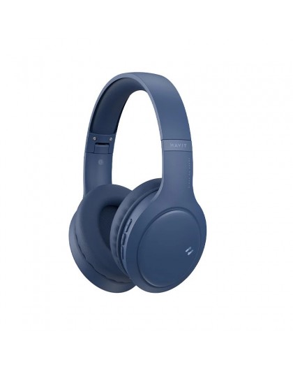 Havit H633BT - wireless on-ear headphones, blue