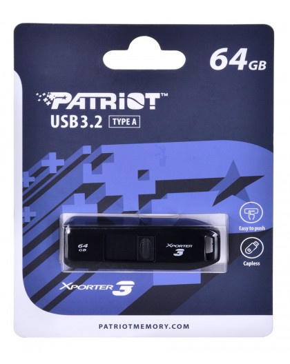 PARTIOT FLASHDRIVE Xporter 3 64GB Type A USB 3.2
