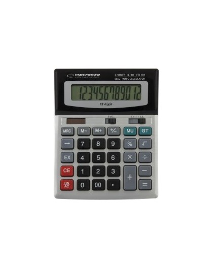 Esperanza ECL103 calculator Desktop Basic Black, Grey
