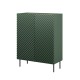 Bookcase 2D2SZ ONDA 98x45xH127 green)