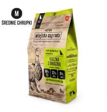 WIEJSKA ZAGRODA Duck with Pear M – dry dog food – 9kg