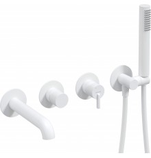 Concealed 4-hole bathtub mixer