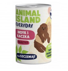 ANIMAL ISLAND Everyday Puppy Turkey and duck - wet dog food - 400g