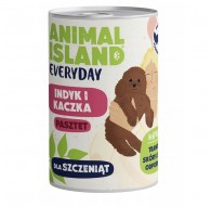 ANIMAL ISLAND Everyday Puppy Turkey and duck - wet dog food - 400g