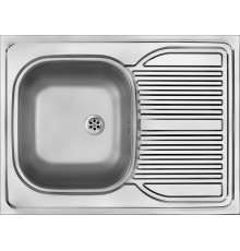 Steel sink 1-bowl with drainer - overlay ZM6_0110