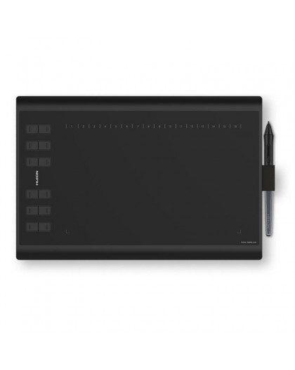 HUION H1060P graphic tablet 5080 lpi 250 x 160 mm USB Black