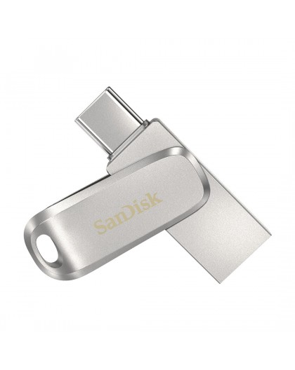 SanDisk Ultra Dual Drive Luxe USB flash drive 1000 GB USB Type-A / USB Type-C 3.2 Gen 1 (3.1 Gen 1) Stainless steel