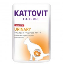 KATTOVIT Кошачий рацион Мочевыводящие пути с телятиной - влажный корм для кошек - 85г