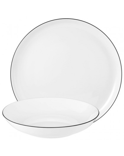 Seltmann Weiden Lido Round Porcelain White 12 pc(s)
