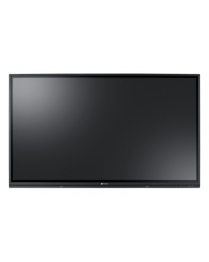 AG Neovo IFP-6503 Интерактивная плоская панель 163.8 см (64.5") LCD 400 кд/м² 4K Ultra HD Черный Сенсорный экран Встроенный проц