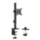 Maclean LCD monitor desk mount, VESA 75x75 and 100x100, 17-32" 9kg, MC-751N