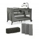 KinderKraft travel cot JOY 2 DARK GREY