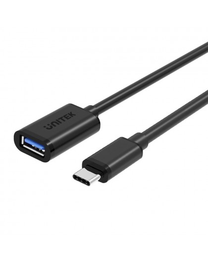 UNITEK Y-C476BK USB cable USB 3.2 Gen 1 (3.1 Gen 1) 0.2 m USB C USB A Black