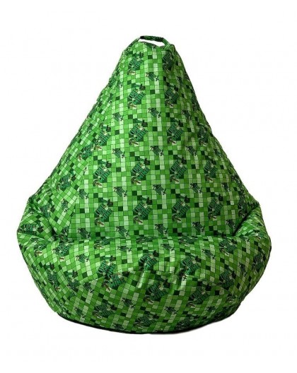 Sako bag pouffe Pear print Minecraft L 105 x 80 cm