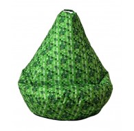 Sako bag pouffe Pear print Minecraft L 105 x 80 cm