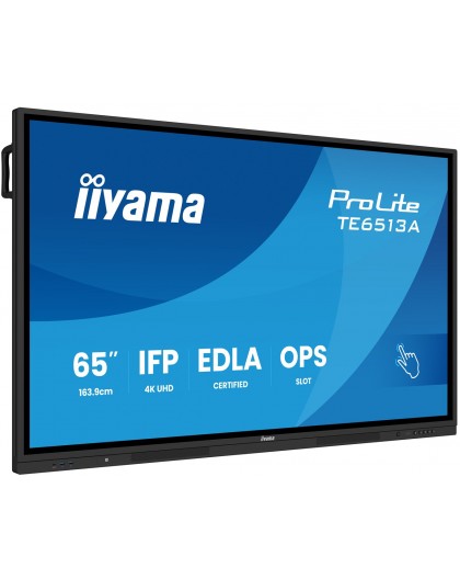 iiyama 65" Google EDLA Certified IFP - Interactive display for seamless integration and collaboration in education and enterpris