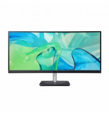 Acer CB343CUR computer monitor 86.4 cm (34") 3440 x 1440 pixels UltraWide Quad HD LED Black, Silver