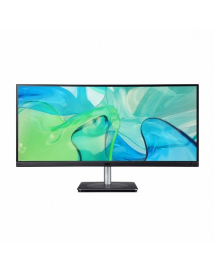 Acer CB343CUR computer monitor 86.4 cm (34") 3440 x 1440 pixels UltraWide Quad HD LED Black, Silver