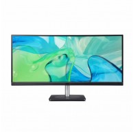 Acer CB343CUR computer monitor 86.4 cm (34") 3440 x 1440 pixels UltraWide Quad HD LED Black, Silver