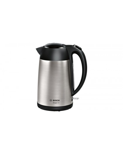 Bosch TWK3P420 electric kettle 1.7 L 2400 W Black, Stainless steel
