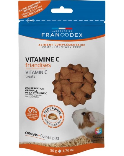 FRANCODEX Vitamin C treats - Guinea pig treat - 50g