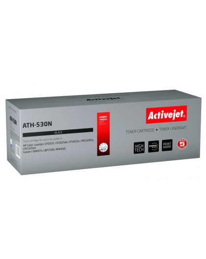 Activejet ATH-530N Toner (replacement for HP 304A CC530A, Canon CRG-718B Supreme 3800 pages black)