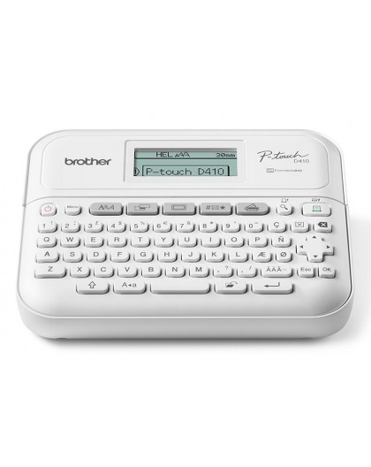 Brother PT-D410VP label printer ZINK (Zero-Ink) 180 x 180 DPI Wired TZe QWERTY