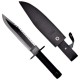 Cinema Classic Rambo I Large knife with leather scabbard CC-H1 360 mm Black