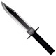 Cinema Classic Rambo I Large knife with leather scabbard CC-H1 360 mm Black