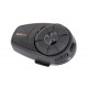 Sena 10S motorcycle intercom 4 channels 1600 m Black